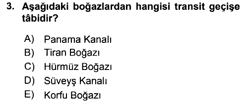 Uluslararası Hukuk 2 2016-2017 Ara Sınav - 3. soru