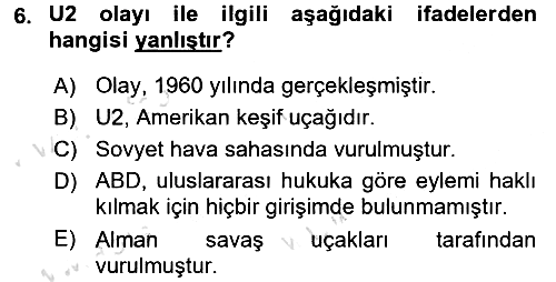 Uluslararası Hukuk 2 2015-2016 Dönem Sonu Sınavı - 6. soru