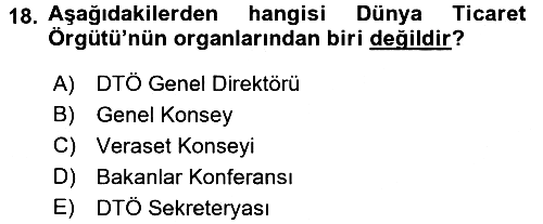Uluslararası Hukuk 2 2015-2016 Tek Ders Sınavı - 18. soru