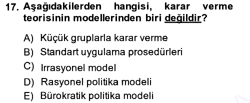 Uluslararası İlişkiler Kuramları 1 2013-2014 Dönem Sonu Sınavı - 17. soru