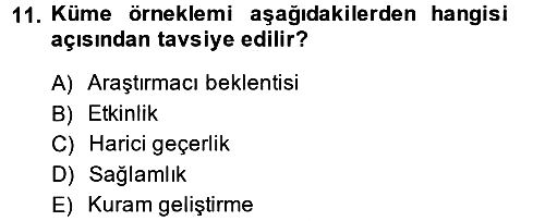 Uluslararası İlişkilerde Araştırma Yöntemleri 2013-2014 Ara Sınav - 11. soru