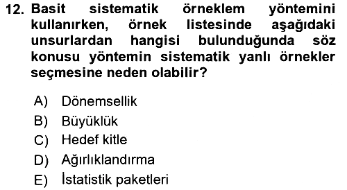 Uluslararası İlişkilerde Araştırma Yöntemleri 2015-2016 Ara Sınav - 12. soru