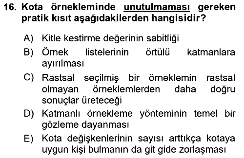 Uluslararası İlişkilerde Araştırma Yöntemleri 2018-2019 Ara Sınav - 16. soru