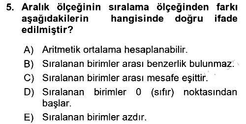 Uluslararası İlişkilerde Araştırma Yöntemleri 2025-2026 Ara Sınav - 5. soru