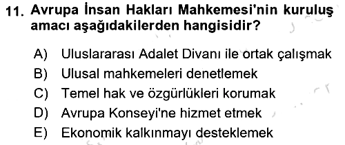 Uluslararası İlişkilere Giriş 2024-2025 Yaz Okulu Sınavı - 11. soru