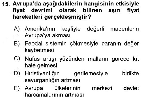 Uluslararası Politik Ekonomi 2017-2018 3 Ders Sınavı - 15. soru