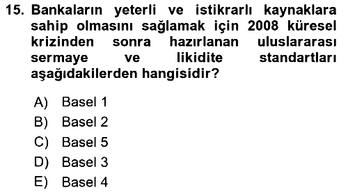 Uluslararası Politik Ekonomi 2023-2024 Yaz Okulu Sınavı - 15. soru