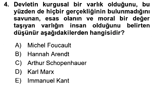Uluslararası Politika 1 2022-2023 Dönem Sonu Sınavı - 4. soru