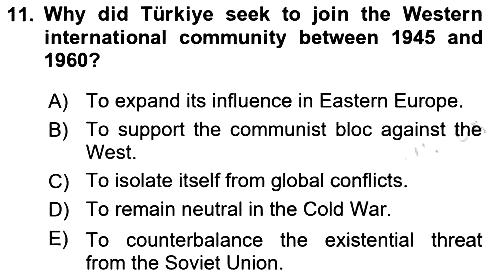 Diplomacy 2024-2025 Dönem Sonu Sınavı - 11. soru