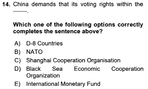 Diplomacy 2024-2025 Dönem Sonu Sınavı - 14. soru