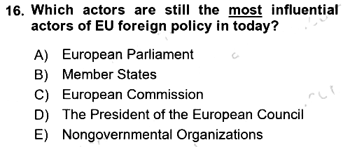 Diplomacy 2024-2025 Dönem Sonu Sınavı - 16. soru