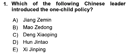 Global South And Emerging Powers 2021-2022 Ara Sınav - 1. soru