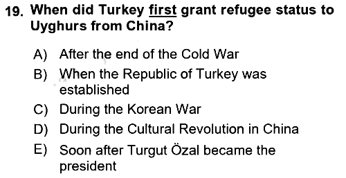 Global South And Emerging Powers 2021-2022 Ara Sınav - 19. soru
