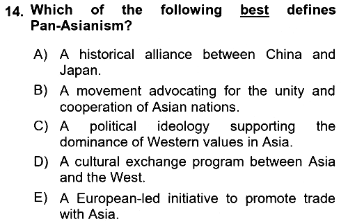 Global South And Emerging Powers 2024-2025 Ara Sınav - 14. soru