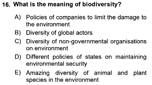 International Security 2023-2024 Yaz Okulu Sınavı - 16. soru