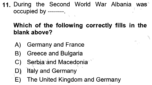 The Balkans 2023-2024 Ara Sınav - 11. soru