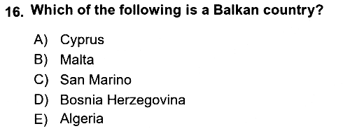 The Balkans 2022-2023 Yaz Okulu Sınavı - 16. soru