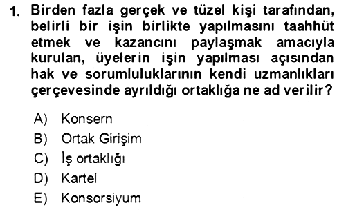 Dış Ticaret İşlemlerinin Muhasebeleştirilmesi 2021-2022 Ara Sınav - 1. soru