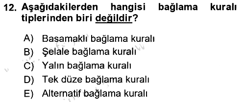 Uluslararası Ticaret Hukuku 2024-2025 Yaz Okulu Sınavı - 12. soru