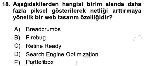 Görsel Web Tasarımı 2019-2020 Dönem Sonu Sınavı - 18. soru