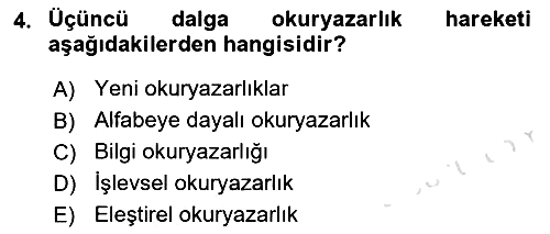 Web Okuryazarlığı 2019-2020 Ara Sınav - 4. soru