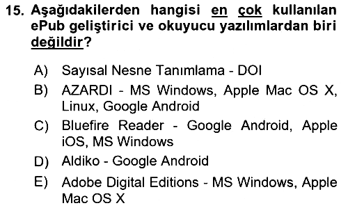 Web Yayıncılığı 2016-2017 Ara Sınav - 15. soru