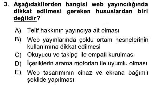 Web Yayıncılığı 2018-2019 Ara Sınav - 3. soru