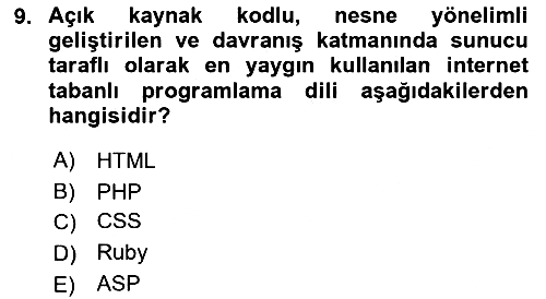 Web Yayıncılığı 2023-2024 Ara Sınav - 9. soru
