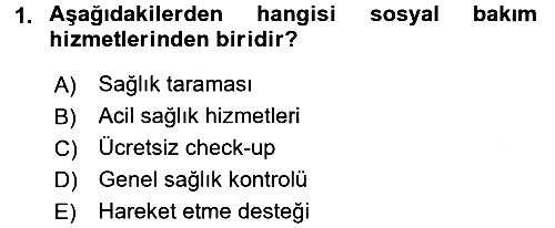 Bakım Elemanı Yetiştirme Ve Geliştirme 1 2016-2017 Dönem Sonu Sınavı - 1. soru