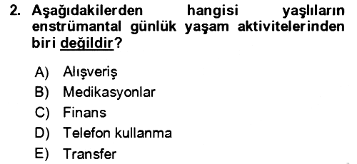 Bakım Elemanı Yetiştirme Ve Geliştirme 1 2024-2025 Dönem Sonu Sınavı - 2. soru