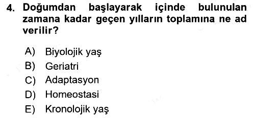 Fiziksel Rehabilitasyon 2018-2019 Ara Sınav - 4. soru