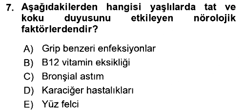 Fiziksel Rehabilitasyon 2023-2024 Ara Sınav - 7. soru
