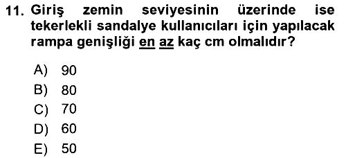 Fiziksel Rehabilitasyon 2025-2026 Ara Sınav - 11. soru