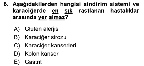 Temel Gerontoloji 2018-2019 Dönem Sonu Sınavı - 6. soru