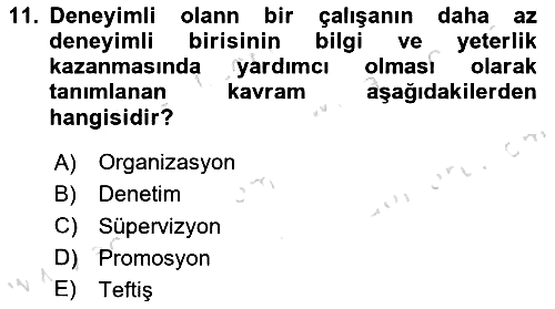 Yaşlılarda Çatışma Ve Stres Yönetimi 2 2024-2025 Dönem Sonu Sınavı - 11. soru