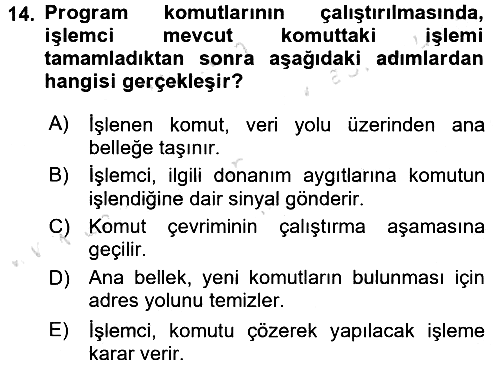 Bilgisayar Ve Programlamaya Giriş 2016-2017 Ara Sınav - 14. soru
