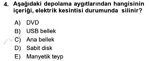 Bilgisayar Ve Programlamaya Giriş 2017-2018 Ara Sınav - 4. soru