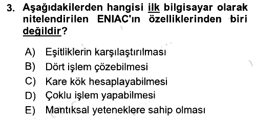 Bilgisayar Ve Programlamaya Giriş 2023-2024 Ara Sınav - 3. soru