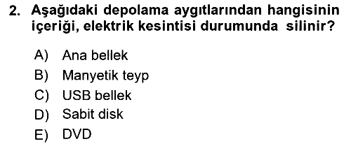 Bilgisayar Ve Programlamaya Giriş 2025-2026 Yaz Okulu Sınavı - 2. soru