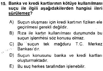 Bilişim Hukuku 2015-2016 Ara Sınav - 15. soru