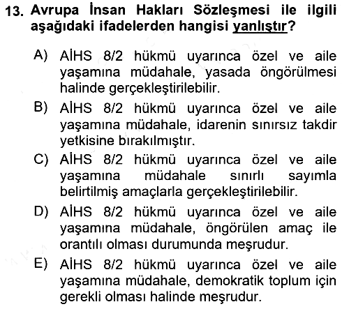 Bilişim Hukuku 2018-2019 Ara Sınav - 13. soru
