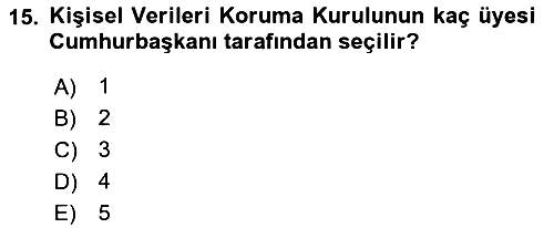 Bilişim Hukuku 2023-2024 Ara Sınav - 15. soru