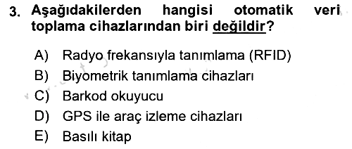 Bilişim Sistemleri 2022-2023 Ara Sınav - 3. soru