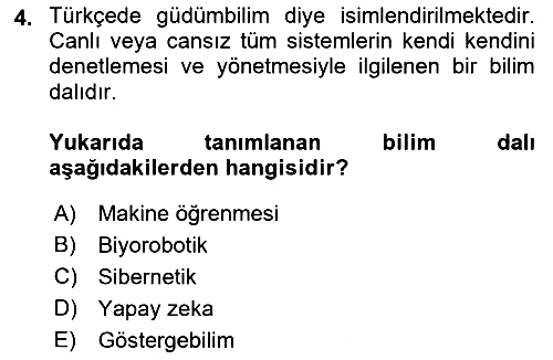 Bilişim Sistemleri 2023-2024 Ara Sınav - 4. soru
