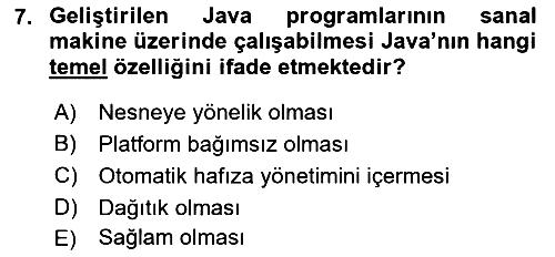 İleri Programlama 2018-2019 Ara Sınav - 7. soru