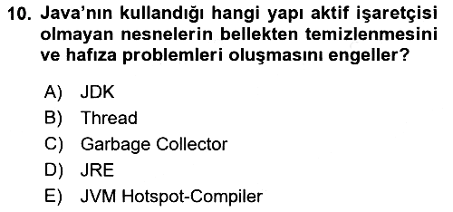 İleri Programlama 2018-2019 Ara Sınav - 10. soru