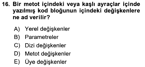 İleri Programlama 2025-2026 Ara Sınav - 16. soru