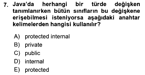 İleri Programlama 2017-2018 Dönem Sonu Sınavı - 7. soru