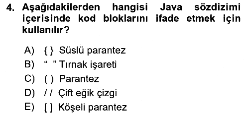 İleri Programlama 2018-2019 Yaz Okulu Sınavı - 4. soru