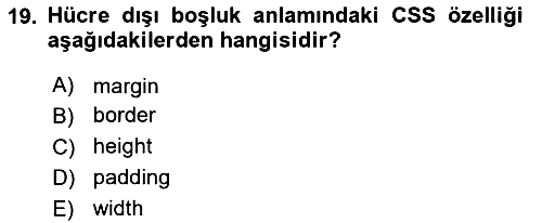 İnternet Ve Web Programlama 2021-2022 Ara Sınav - 19. soru